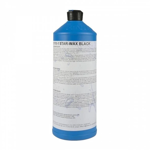 RIWAX Star Wax Black - Siyah ve Koyu Renkli Araçlar için Cila - 1 Litre