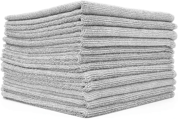 IRON CHEMICAL Mikrofiber Cila Havlusu 3'lü Paket – 40x40 cm 265GSM - 4
