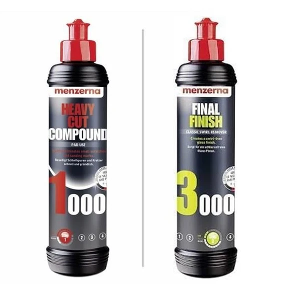 Menzerna Set 250ml 1000 Pasta - 3000 Cila ürün görseli