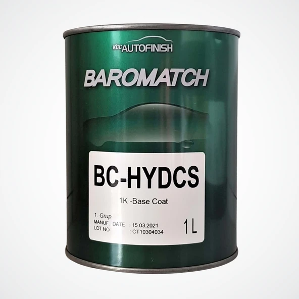 KCC Bazkat Boya 1LT 1. GRUP – Orijinal Renk Uyumlu Metalik ve Sedefli Otomotiv Baz Kat Boyası - 2