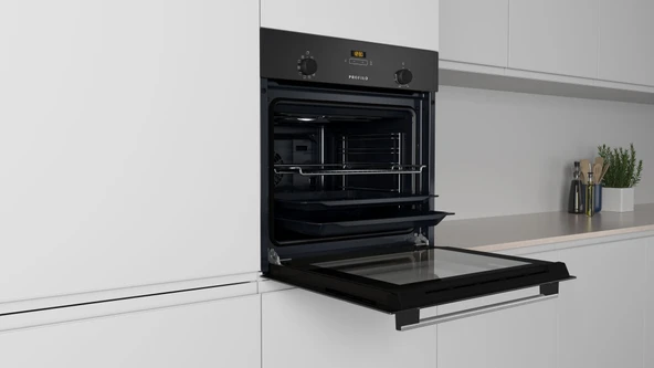 Profilo FRMA234S 66 Lt 7 Programlı Siyah Ankastre Fırın - Resim 3