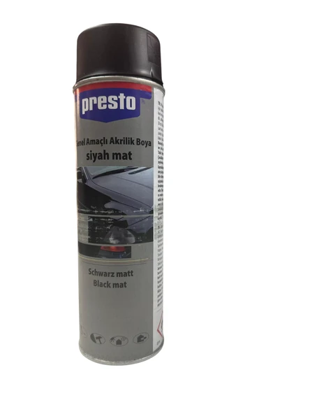 PRESTO Sprey Boya 500 ml – Hızlı Kuruyan, Profesyonel Yüzey Kaplama - 4