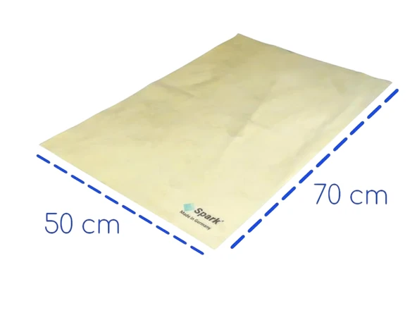Spark MK-6330 Mikrofiber Güderi Oto ve Cam Bezi 50x70 cm – İz Bırakmayan Temizlik - 2