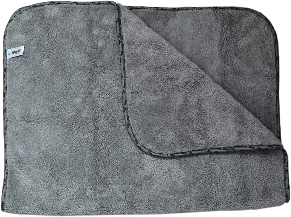 Spark 2316 Mikrofiber Peluş Oto Kurulama Bezi 60x90 cm 800 GSM - Yüksek Emicilik - 7