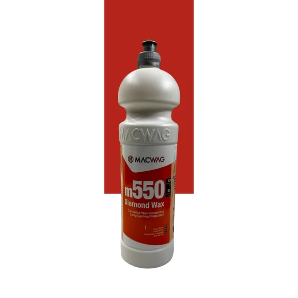 MACWAG M550 Diamond Wax 1 LT - Üstün Parlaklık ve Uzun Süreli Koruma M.550