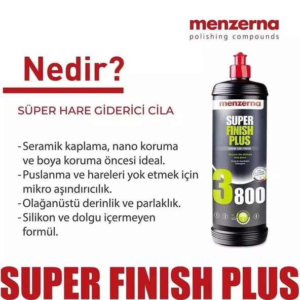 Menzerna Super  Plus 3800 250 ml. - Resim 2