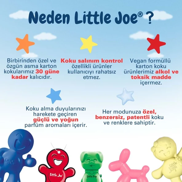 Little Joe Yeni Araç Asma Koku (New Car) -30 Gün -İpli Oto Kokusu -Ayna Parfümü - 4