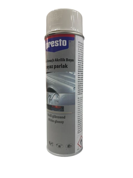 Presto Sprey Boya ve Vernik 400 ml – Oto, Metal, Ahşap ve Plastik Yüzeyler İçin - 7