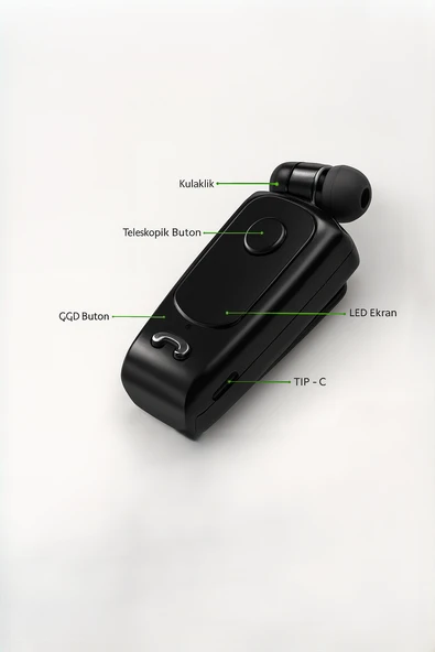 YK24PRO Makaralı Bluetooth 5.3 Kulaklık 25 Saat Kesintisiz Müzik Görüşme - 4