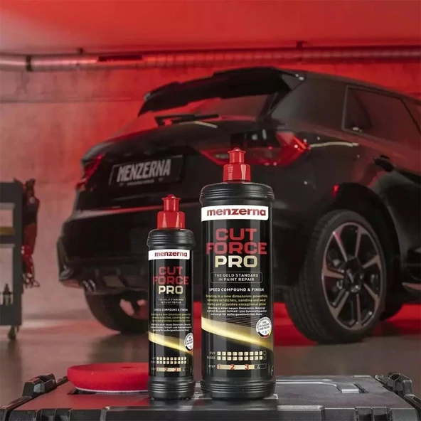 MENZERNA Cut Force Pro Altın Seri Ağır Çizik Giderici Kalın Pasta - 1 lt - Resim 3