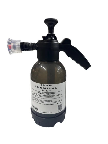 IRON CHEMICAL Köpük ve Kimyasal Pompası 2L, Cilalı Şampuan 1L & Mikrofiber Yıkama Eldiveni 3'lü Set | Araç Bakım Seti - 4
