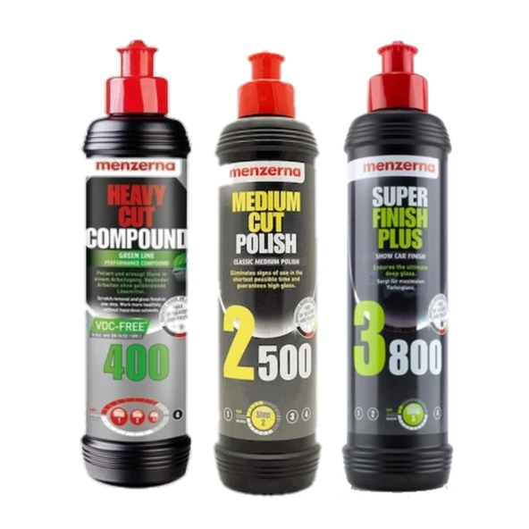 MENZERNA 3 LÜ SET 250ML 400 GREEN-2500-3800 ürün görseli