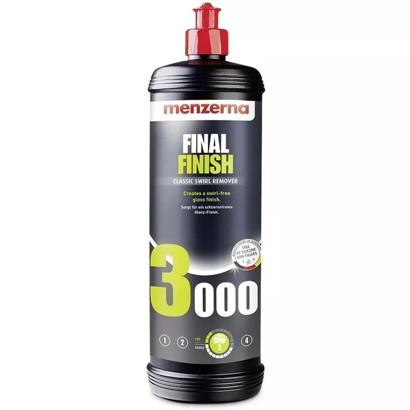 MENZERNA 3 LÜ SET 400-2500-3000 1 LİTRE - Resim 2