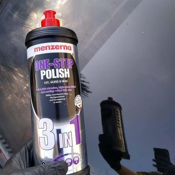 MENZERNA One-Step Polish 3in1 Tek Adım Pasta Cila Koruma - 250 Ml - 2