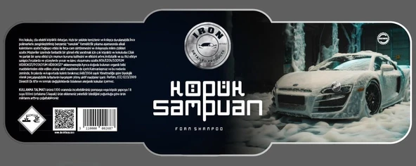 IRON DULL FOAM – Yoğun Cila Etkili Köpük Şampuanı | 1000 ML | 1:50 Konsantre - Resim 4