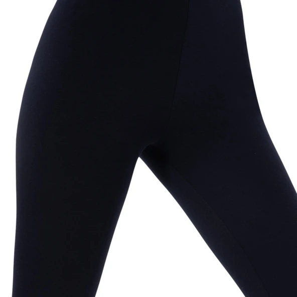 Kadın Lacivert Yüksek Bel Toparlayıcı Günlük Tayt - Resim 5