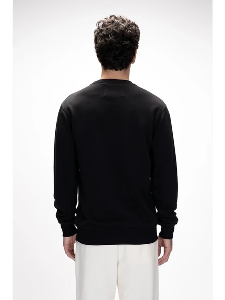 Badbear Sailor Si̇yah Crewneck Erkek Sweatshirt - Resim 4