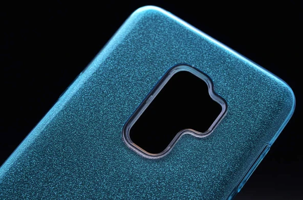 Zore Galaxy ile uyumlu S9 Plus Kılıf Shining Silikon - 2