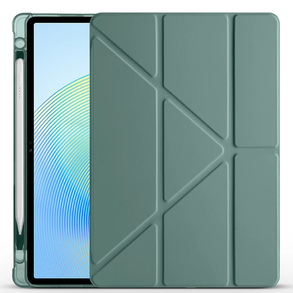 Zore Honor Pad X8A Kılıf Tri Folding Kalem Bölmeli Standlı Kılıf - Resim 7