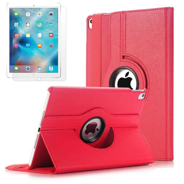 Zore Apple ile uyumlu iPad 9.7 2017 (5.Nesil) Dönebilen Standlı Kılıf - Resim 4