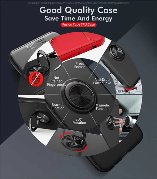 Zore Galaxy ile uyumlu A6 2018 Kılıf Ravel Silikon Kapak - Resim 8