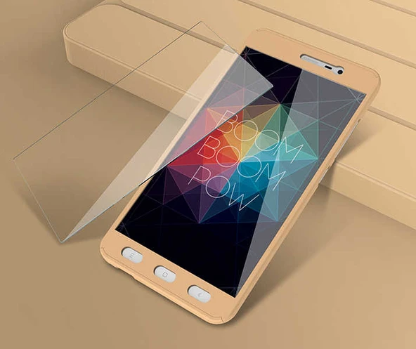 Zore Xiaomi ile uyumlu Redmi Note 4X Kılıf 360 3 Parçalı Rubber Kapak - 7