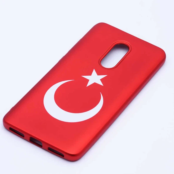 Zore Xiaomi ile uyumlu Redmi Note 4X Kılıf Bayrak Silikon - 1