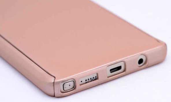 Zore Galaxy ile uyumlu S6 Edge Kılıf 360 3 Parçalı Rubber Kapak - 5