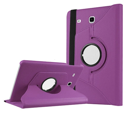 Zore Galaxy ile uyumlu Tab E T560 9.6 Dönebilen Standlı Kılıf - Resim 6