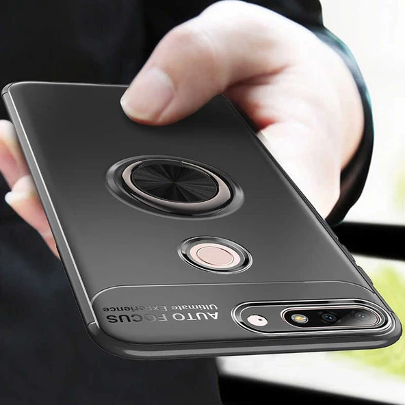 Zore Huawei ile uyumlu Y7 2018 Kılıf Ravel Silikon Kapak - 10