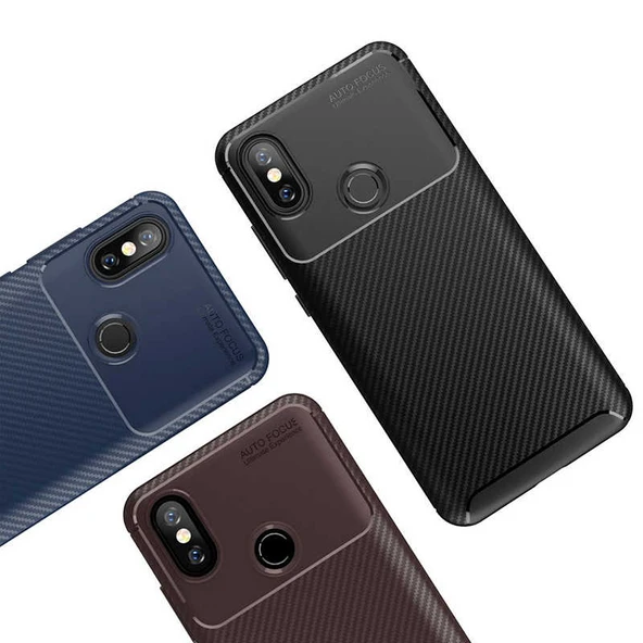 Zore Xiaomi ile uyumlu Mi 6X Kılıf Negro Silikon Kapak - Resim 5