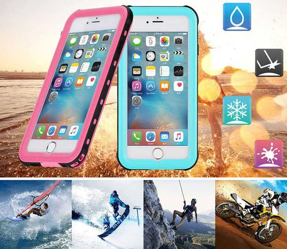 Zore Apple ile uyumlu iPhone 8 Kılıf 1-1 Su Geçirmez Kılıf - 8