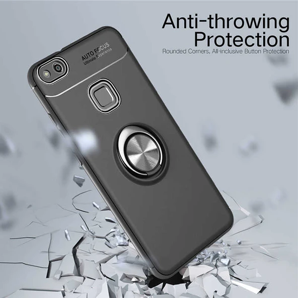 Zore Huawei ile uyumlu P10 Lite Kılıf Ravel Silikon Kapak - 10