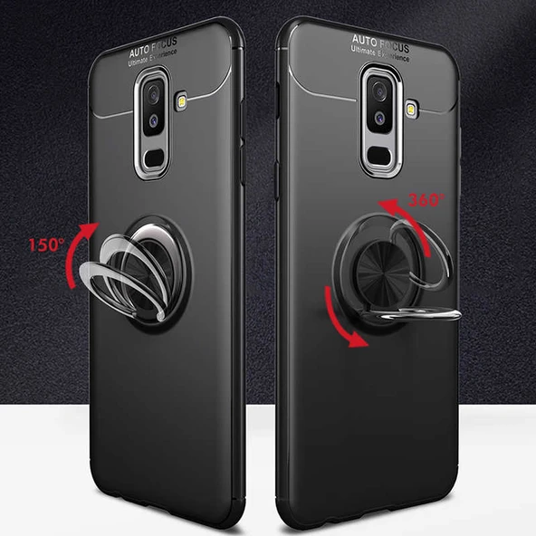 Zore Galaxy ile uyumlu A6 Plus 2018 Kılıf Ravel Silikon Kapak - 9