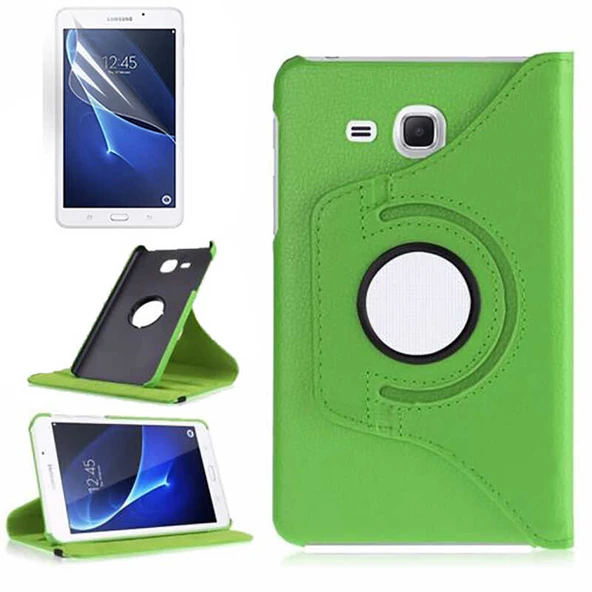 Zore Galaxy ile uyumlu Tab 4 T280 Dönebilen Standlı Kılıf - Resim 9