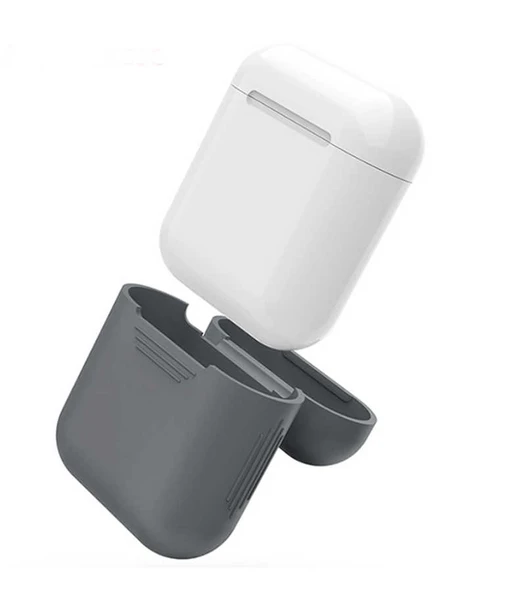 Zore Apple ile uyumlu Airpods ile uyumlu Standart Silikon Kılıf - 3