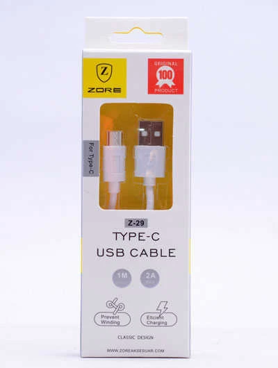 Zore Pres Type-C Usb Kablo Z-29 ürün görseli 1