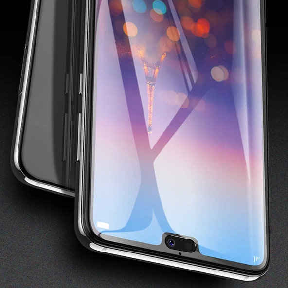 Zore Huawei ile uyumlu P20 Pro Kenarları Kırılmaya Dayanıklı Cam Ekran Koruyucu - 2