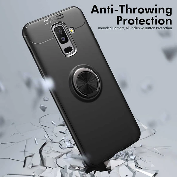 Zore Galaxy ile uyumlu A6 Plus 2018 Kılıf Ravel Silikon Kapak - 6