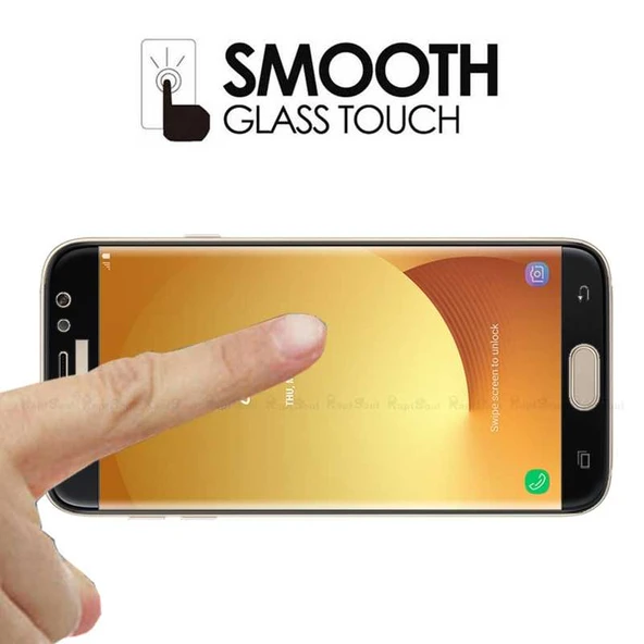 Zore Galaxy ile uyumlu J330 Pro Kenarları Kırılmaya Dayanıklı Cam Ekran Koruyucu - 3