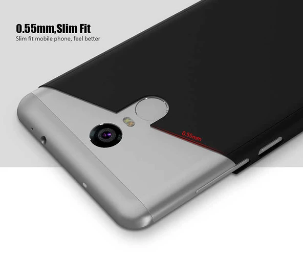 Zore Xiaomi ile uyumlu Redmi Note 4X Kılıf 360 3 Parçalı Rubber Kapak - 4