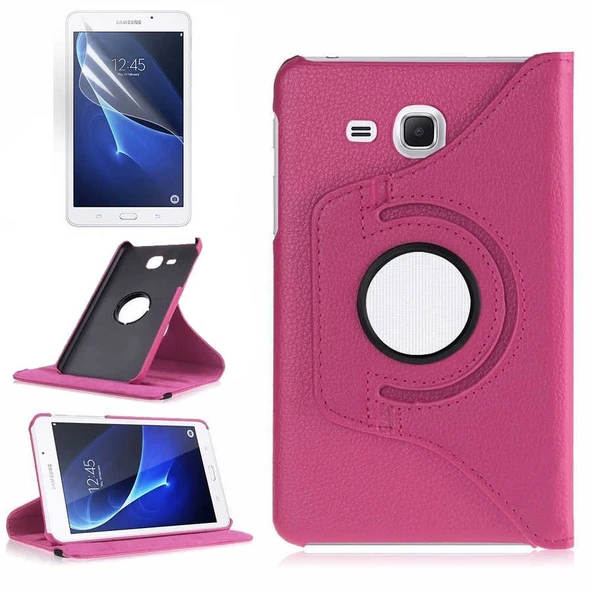 Zore Galaxy ile uyumlu Tab 4 T280 Dönebilen Standlı Kılıf - Resim 8