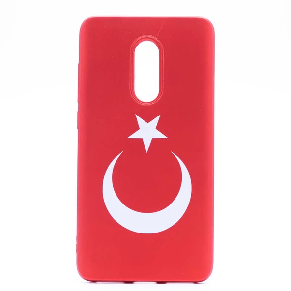 Zore Xiaomi ile uyumlu Redmi Note 4X Kılıf Bayrak Silikon - 4