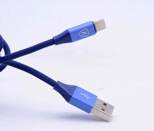 Zore Metal Uçlu Lightning Usb Kablo - Resim 3