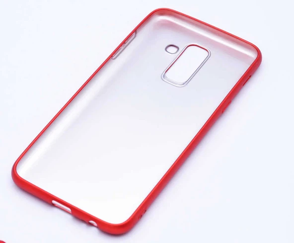 Zore Galaxy ile uyumlu A6 Plus 2018 Kılıf Bayrak Silikon - 3