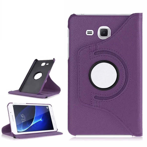Zore Galaxy ile uyumlu Tab A 10.1 2016 P580 Dönebilen Standlı Kılıf ürün görseli 1