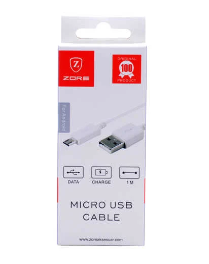 Zore Micro Usb Bronz Kablo Z-21 ürün görseli 1