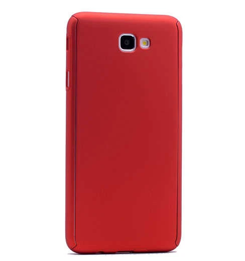 Zore Galaxy ile uyumlu J5 Prime Kılıf 360 3 Parçalı Rubber Kapak - 8