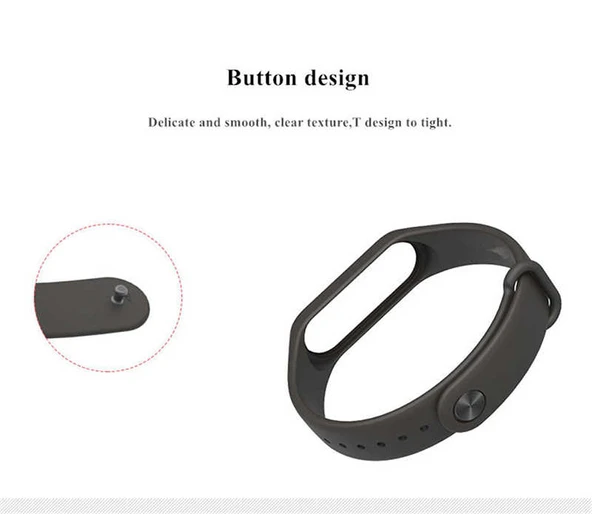 Zore Xiaomi ile uyumlu Mi Band 3 Silikon Kordon - 3