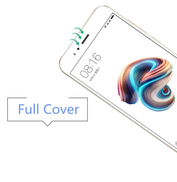 Zore Xiaomi ile uyumlu Mi 5x Kenarları Kırılmaya Dayanıklı Cam Ekran Koruyucu - Resim 3